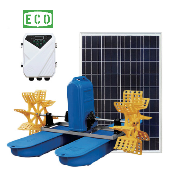 Solar Paddle Wheel Aerator | DC Brushless Motor Pump | Contains MPPT Controller | Solar Water Pump Factory