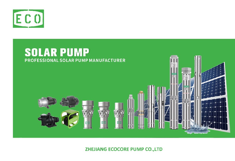2025 4000rpm ECOCORE solar pump catalog